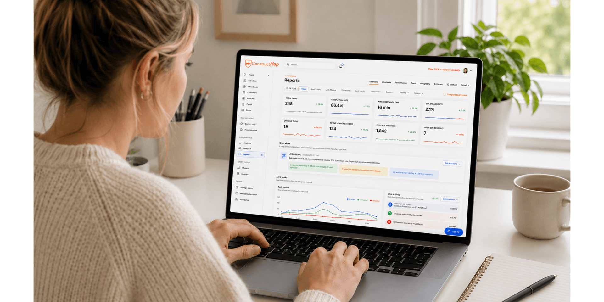 Digital documentation dashboard